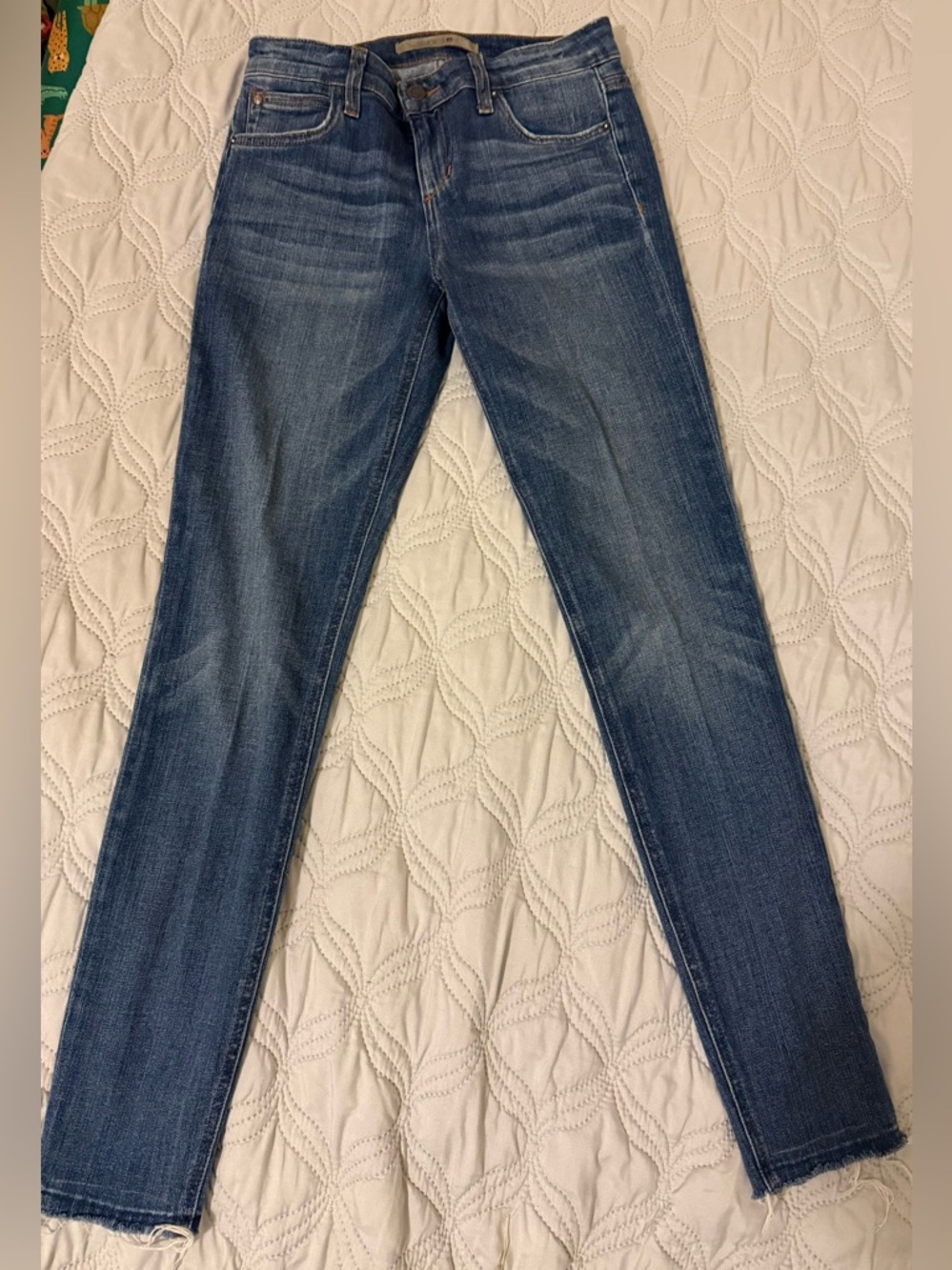 Joe’s Jeans The Icon Mid Rise Skinny Ankle Jeans Size 25 Medium Wash